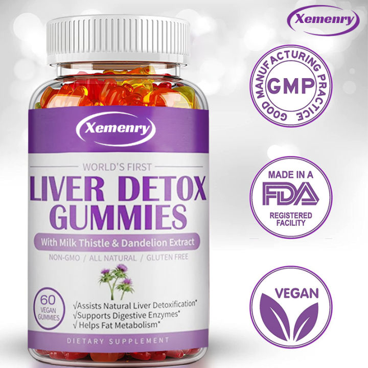 Ang Liver Detox Gummies ay naglalaman ng milk thistle at dandelion