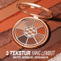 O.TWO.O 9 Warna Eyeshadow Palette High Pigment Waterproof Long-Lasting Eye Shadow. 