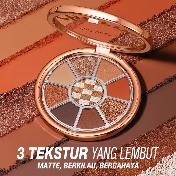 O.TWO.O%209%20Warna%20Eyeshadow%20Palette%20High%20Pigment%20Waterproof%20Long-Lasting%20Eye%20Shadow%20-%20Image%209
