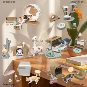 [COD] Season pet อุปกรณ์ตกแต่งบ้านตุ๊กตาภูมิทัศน์ขนาดเล็กรูปต้นไม้สำหรับแมว1ชุดเครื่องประดับสำหรับแมวขนาดเล็ก