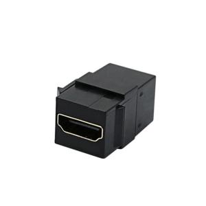 Keystones jack cắm cái sang cái khớp nối bộ chuyển đổi cho tấm Tường 4K Hỗ trợ video Đen