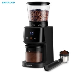 Máy xay hạt cà phê Espresso thương hiệu Shardor BD-CG015 công suất 150W tích hợp 31 chế độ xay hạt cà phê - Hàng chính hãng bảo hành 12 tháng