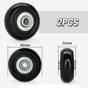 2/4Pcs Suitcase Wheels Roda Koper Pengganti Karet Roda Universal Pengganti Koper