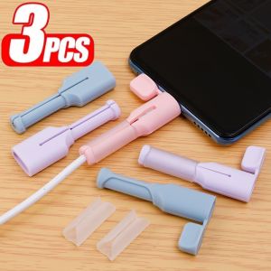 Applicable to  New Universal Data Cable Protector Sleeve Android Phones Charging Cable Silicone Cover Anti-Break Wrap USB C Cord Saver h260926