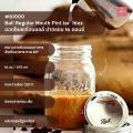 61000 Ball Mason Jar Regular Mouth Pint Jar 16 oz ขวดโหลแก้วบอลล์ ปากแคบ พร้อมฝา 16 ออนซ์ แก้วถนอมอาหาร แก้ว DIY. 