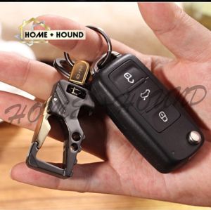 HOME+HOUND Heavy Duty Keychain Bottle Opener Carabiner Car Key Chains for Men and Women Beer Opening Keyholders Metal Key Ring Hanging Tool