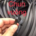 Dây chun, dây thun, chằng buộc hàng hóa bản vuông 8mm x 8mm và bản dẹt 2,2cm dầy 3,5mm độ dài bất kỳ (bán theo mét). 