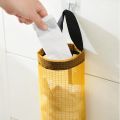 YESPERY Grocery Bag Holder Wall Mount Plastic Bag Dispenser Hanging Storage ถังขยะในครัว Organizer. 