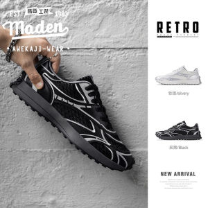 MADEN รองเท้ารองเท้าวิ่งระบายอากาศตาข่ายใช้งานได้ใหม่2025ฤดูร้อนรองเท้าอินเทรนด์บางกีฬาและพักผ่อน