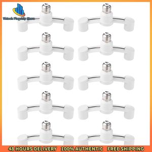 Vktech 10 Pack E27 Light Socket Splitter Adapter for Industrial and Warehouse Lighting Fixtures Easy to Install