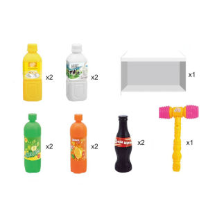 BEIBEI Board Game Color Sorting Toys Puzzle Montessori Color Matching Sensory Game Learning Toys Early Education Bottle Matching Game High Logic Training