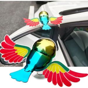 2025 New Simulated Flying Bird Car Ornament Wings Can Swing Wind-Powered Bird in Flight Decor Car Motorcycle Bicycle Decor