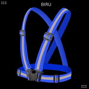 Rompi Safety V Karet Vest Proyek Kerja Bangunan Elastis Guard Reflective Belt Scotlight Bukan Gosave