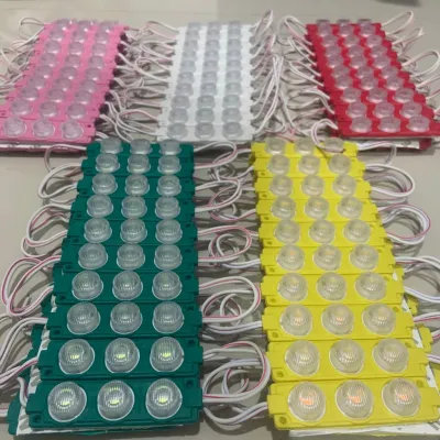 10 Biji LED MODUL 3 MATA BESAR 3WATT 12V - 24V MOBIL MOTOR