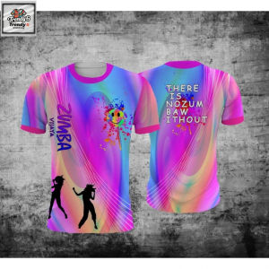 Love Zumba Summer T-Shirt Style Womens Zumbawear Breathable Loose T-Shirt