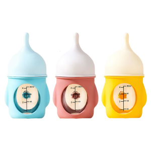 Thực tế núm vú silicon mềm Pet feeders chai cho điều dưỡng trẻ sơ sinh mèo con và chó con dễ dàng để làm sạch 80ml