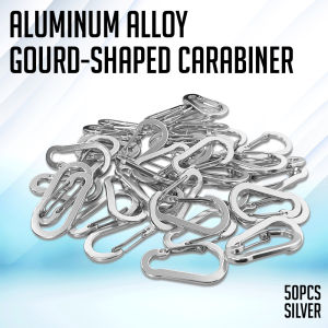 Print Digital 50pcs Aluminum Alloy Gourd-shaped Carabiner for Outdoor Recreation Hook