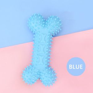 Durable Bite Resistant Dog Molar Bone Toy Multicolor Puppy Teething Chew Toy Clean Teeth Relieve Gum Itch Interactive Training Entertainment Chewing Supplies for Small Medium Large Dogs Pet Dental Health