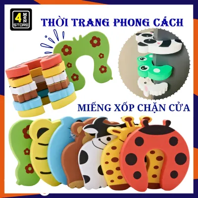 Chặn Cửa Chống Va Đập Bằng Silicon Chống Ồn - Dụng Cụ Chắn Cửa Hít Chân Không Kèm Keo Dán Không Khoan Đục Tiện Lợi - Miếng Chặn Cửa Silicon Trong Suốt