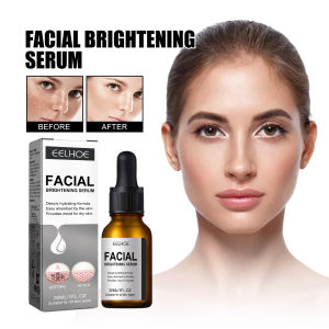 Eelhoe Facial Brightening Serum Fade Dark Spot Serum Vitamin E Anti-Wrinkle Face Essence Firming Skincare Essence Liquid 30ml