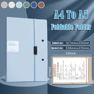 ANAMA Versatile Foldable Folders Portable A4 To A5 Folding Board Folder  Organize Artifacts File Contract Folders School Office