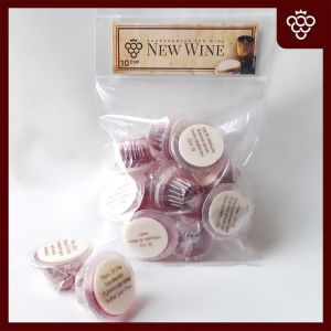 Paket Anggur Perjamuan Kudus + Hosti Ayat - isi 10