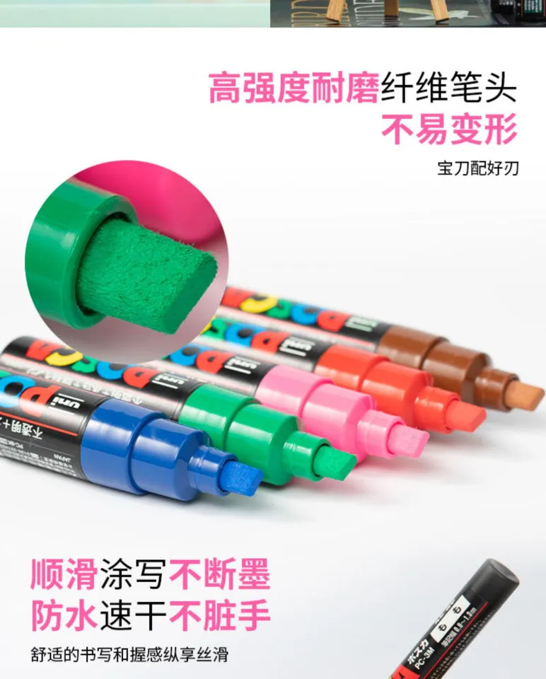 Uni Posca Markers Japanese Stationery Plumones Multi-color Bag