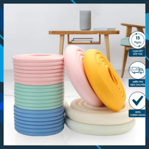 Cuộn Xốp Bọc Cạnh Bàn Dài 2M Chữ L - An Toàn Cho Bé - Dây Cao Su Nẹp Bịt Góc Bàn Ghế Tường Tủ Giường.(màu ngẫu nhiên)