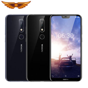Nokia 6.1 Plus Original Nokia X6 Octa-core 5.8 4GB RAM 64GB ROM LTE 16MP 2160P 2 SIM Fingerprint Smartphone Unlocked Cellphone
