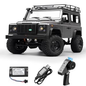 Đồ chơi ô tô địa hình Land Rover Defender truyền động 4 bánh điều khiển từ xa (RC car) cho bé