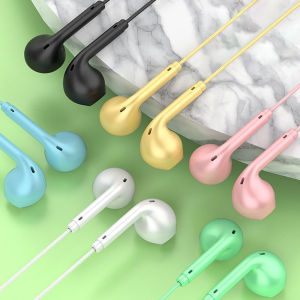 ท้ อินเอียร์ พร้อมแผงควบคุมอัจฉริยะ และไมโครโฟนในตัว ใช้กับช่องเสียบขนาด 3.5 mm รองรับ Samsung Huawei VIVO OPPO r17/r15/r9/r11/a57/a77 เสียงใส เบสแบบจัดเต็ม เข้ากันได้กับโทรศัพท์รุ่นอื่น