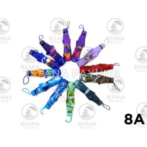 Payung Lipat 3 Kembang Murah Motif Bunga Lucu Cakep Merk Nagoya Fujisan