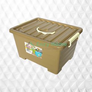 Uniglobal 35L High End Quality Joyful Stackable Storage Box With Handle And Lock