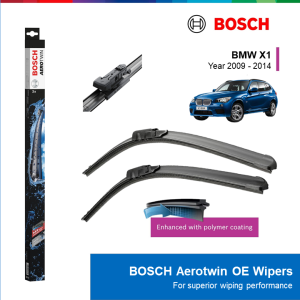 BỘ GẠT MƯA BOSCH AEROTWIN EURO SET A929S 24" & 19": BMW X1 ĐỜI XE 2009 ĐẾN 2014