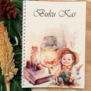 BUKU KAS 2IN1 JILID SPIRAL 100 HAL NON-CUSTOM