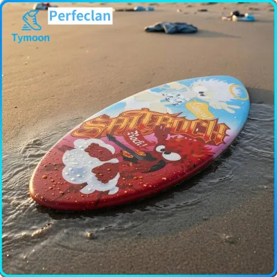 Perfeclan Tapered Water Surfboard Rounded Nose Standing Surfboard Long-Lasting Lightweight for Recreational Use
