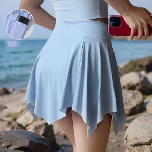 Quần Đùi Váy Thể Thao QK137 Vải 2 Lớp Có Túi Chân Váy Xòe Thời Trang Thun Mềm Mại Co Giãn