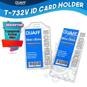 MP00 10pcs Clear ID Card Holder Vertical T-732V ID Sleeve 54x85mm ID Protector ATM Size