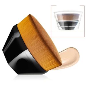 Brush Bedak Cushion Foundation Oval Kuas Makeup Profesional / Cosmetic Aplicator Mini - FR GALLERY