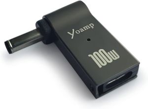 USB C to Smart Tip Adapter for Dell 100w PD Converter Power Supply Female USB C to 4.5mm Tip Adapter Connector Charging Compatible for Inspiron 3000 13 5000 14 5000 15 5000 13 7000