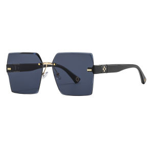 Unyiel - Kacamata Hitam Warna Gradasi Dengan Frame Metal untuk Pria dan Wanita Free Box Plus eyewear lensa sunglasses  women