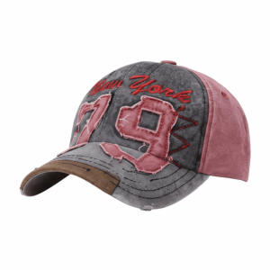 NEXTYOO Washed Cotton Baseball Cap Letter Embroidery Adjustable Peaked Cap Fashion Sunscreen Hats For Man Women