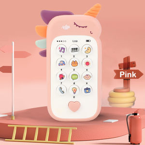 Baby Phone Toy Music Sound Telephone Sleeping Toys With Teether Simulation Phone Kids Infant Toy
