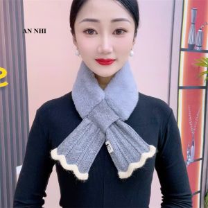 Khăn Len Nữ Thắt Nơ Dễ Thương – Phong Cách Hàn Quốc Giữ Ấm Mùa Đông Thời Trang Cá Tính