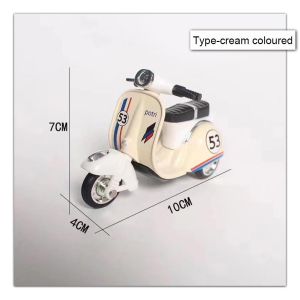 Diecast Miniatur Motor Vespa Unik Bahan Paduan Q Versi Untuk Hadiah Kado Anak