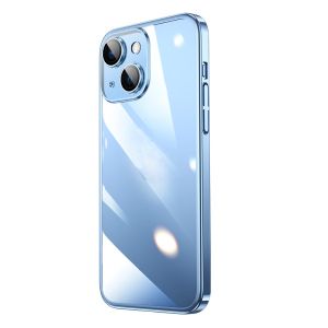 Luxury Electroplating Transparent Ultra-thin Hard PC Phone Case For iPhone14 pro max iPhone 14 pro 14pro iPhone14 plus 14plus iPhone13 pro max iPhone 13 12 iPhone12 pro max iPhone 12Pro iPhone 13pro Transparent Cases Cover