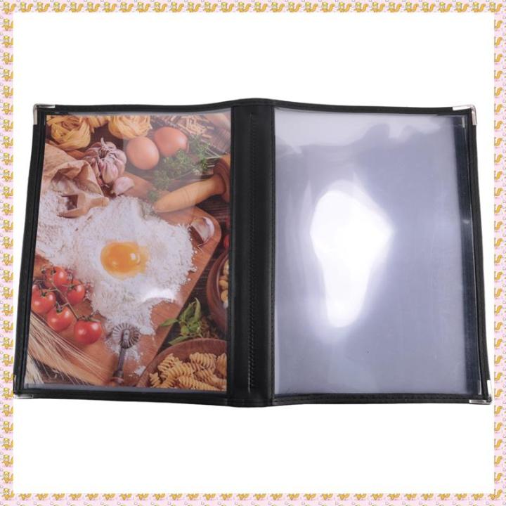 Transparent Restaurant Menu Covers For A4 Size Book Style Cafe Bar 10 Pages 20 View I3650706418