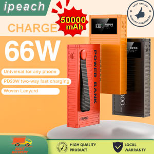 66W Fast Charging Power Bank 50000mAh Quick Charge 3.0 PowerBank Container 100000 mAh USB External Battery Charger For Android l Phones