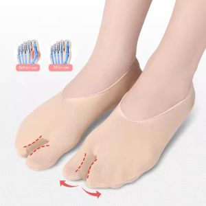 1 Pair Toe Separator Correction Socks Hallux Valgus Bunion Corrector Orthotics Feet Bone Thumb Straightener Brace
