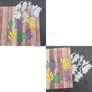 Kirilgu Leaves Metal Cutting Dies Stencil DIY Scrapbooking Album Paper Card Template Mold Embossing Decoration 3T7R1